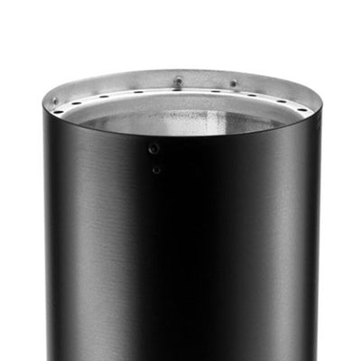 DuraVent Galvanized Steel Double Wall Stove Pipe, 6 x 18 Inch, Black (Open Box) - VMInnovations