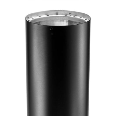 DuraVent DVL Galvanized Steel Double Wall Stove Pipe, 6 x 24 Inch, Black (Used) - VMInnovations