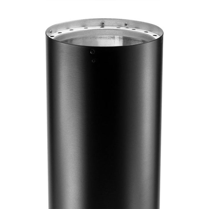 DuraVent DVL Galvanized Steel Double Wall Stove Pipe, 6 x 24 Inch, Black (Used) - VMInnovations