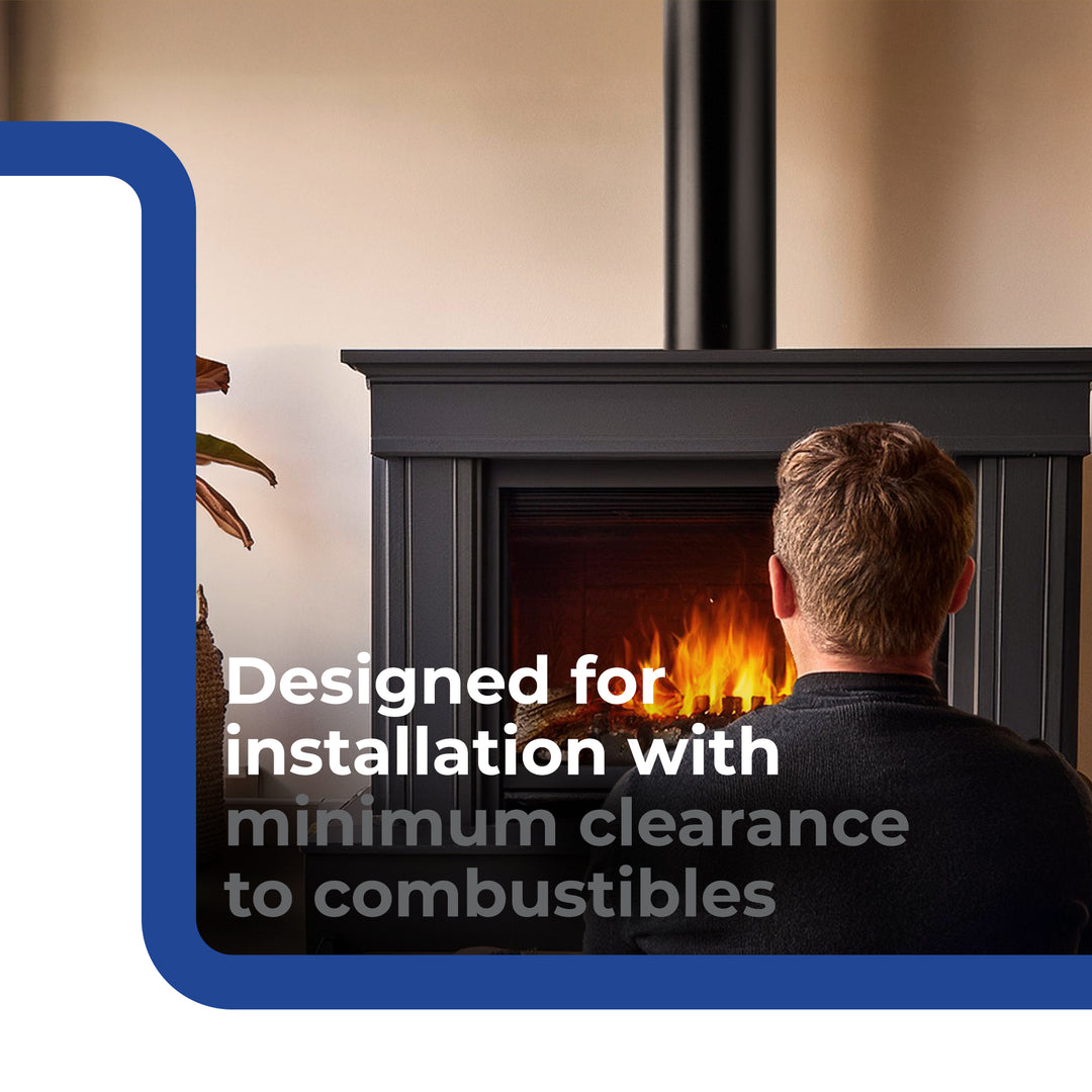 DuraVent DVL Telescoping Chimney Stove Pipe, 40 to 68" x 6" Diameter (Open Box)