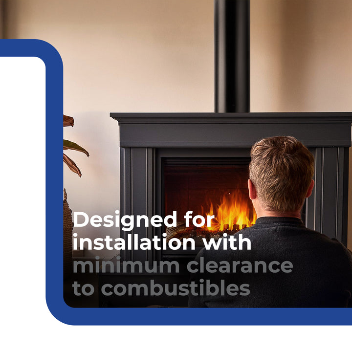 DuraVent DVL Telescoping Chimney Stove Pipe, 40 to 68" x 6" Diameter (Open Box)
