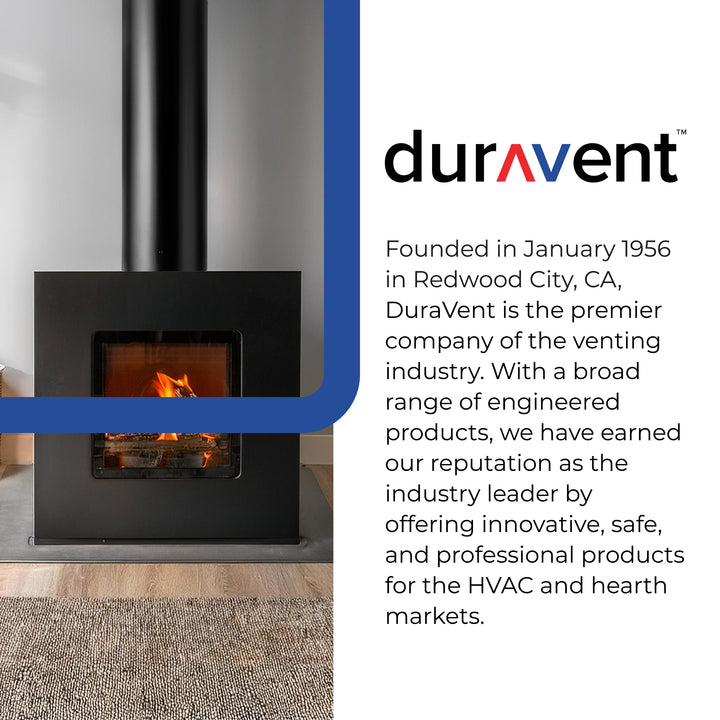 DuraVent DVL Telescoping Chimney Stove Pipe, 40 to 68" x 6" Diameter (Open Box)