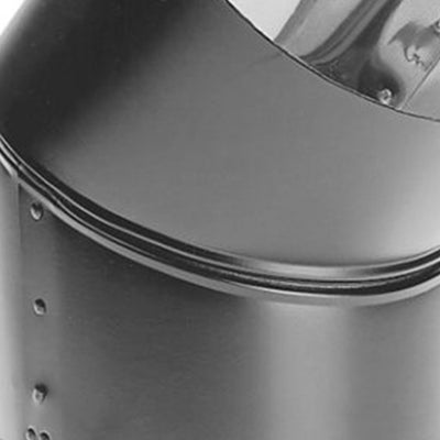 DuraVent DVL Galvanized Double Wall Stove Pipe 45 Degree Elbow, Black (Open Box) - VMInnovations