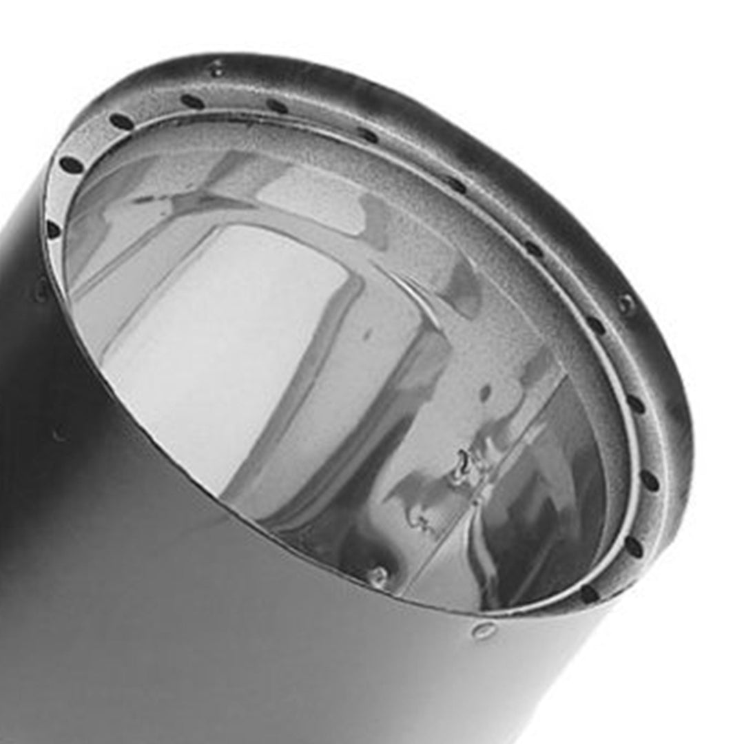 DuraVent DVL Galvanized Double Wall Stove Pipe 45 Degree Elbow, Black (Open Box) - VMInnovations