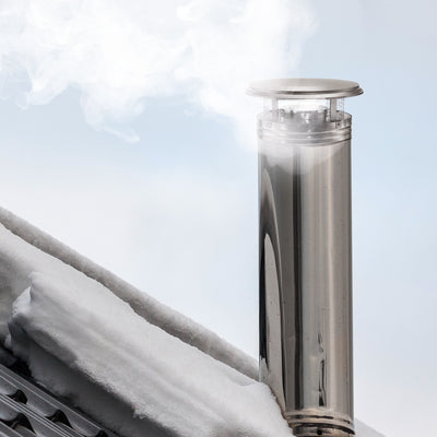 DuraVent DuraPlus Stainless Steel Round Chimney Cap, 8 Inch Diameter (Open Box) - VMInnovations