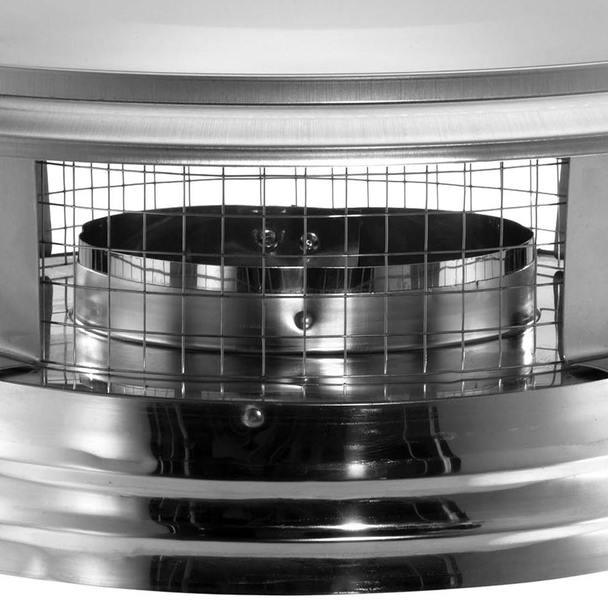 DuraVent DuraPlus 8" Diameter Stainless Steel Round Chimney Cap (Damaged)