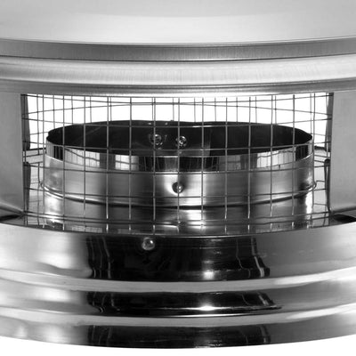 DuraVent DuraPlus 8" Diameter Stainless Steel Round Chimney Cap (Damaged)