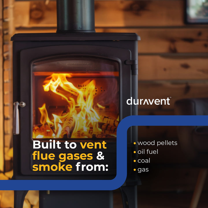 DuraVent DuraPlus Stainless Steel Round Chimney Cap, 8 Inch Diameter (Used)