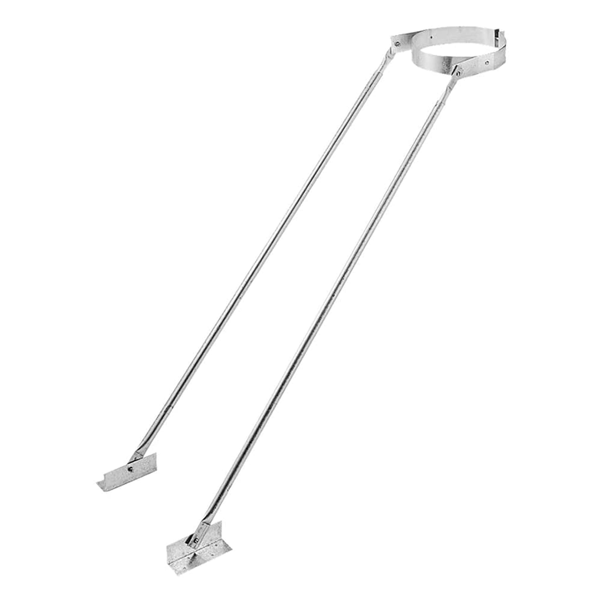 DuraVent Extended Roof Bracket Chimney Support Brace, 8 Inch Diameter (Open Box) - VMInnovations
