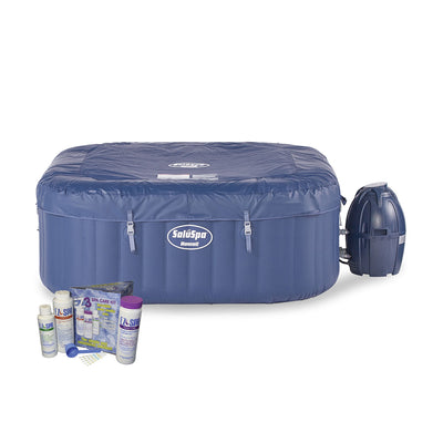 Bestway SaluSpa Hawaii AirJet 6 Person Inflatable Hot Tub with Balancing Kit