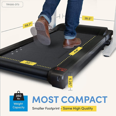 Lifespan Fitness Walking Treadmill for Home and Office Desk, Black (For Parts) - VMInnovations