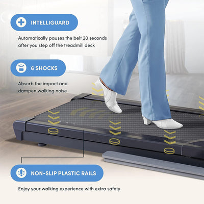 Lifespan Fitness Walking Treadmill for Home and Office Desk, Black (For Parts) - VMInnovations