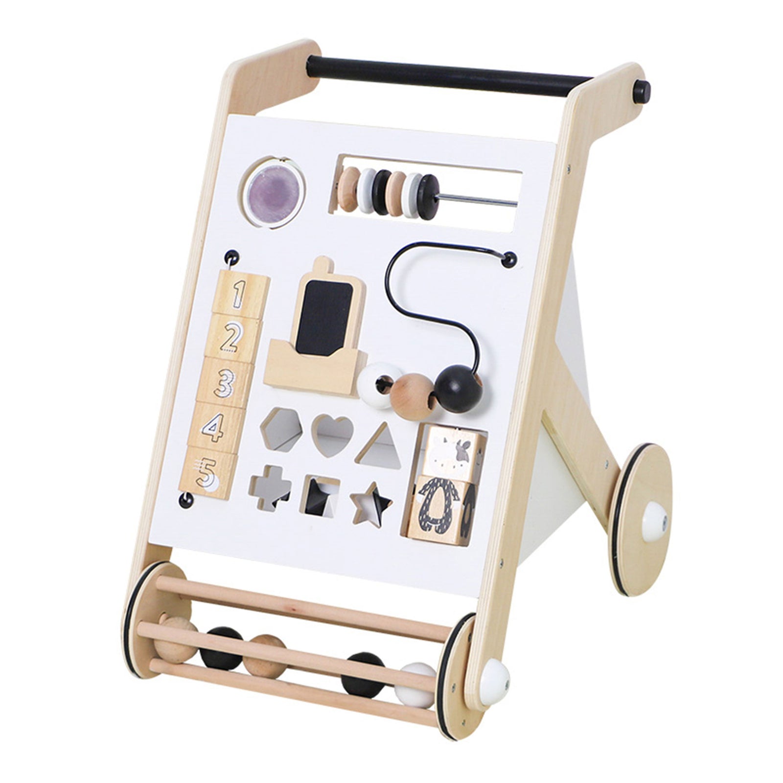 Asweets Wonder & Wise Wooden Baby Push and Pull Multifunctional Activity Walker - VMInnovations