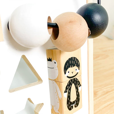 Asweets Wonder & Wise Wooden Baby Push and Pull Multifunctional Activity Walker - VMInnovations