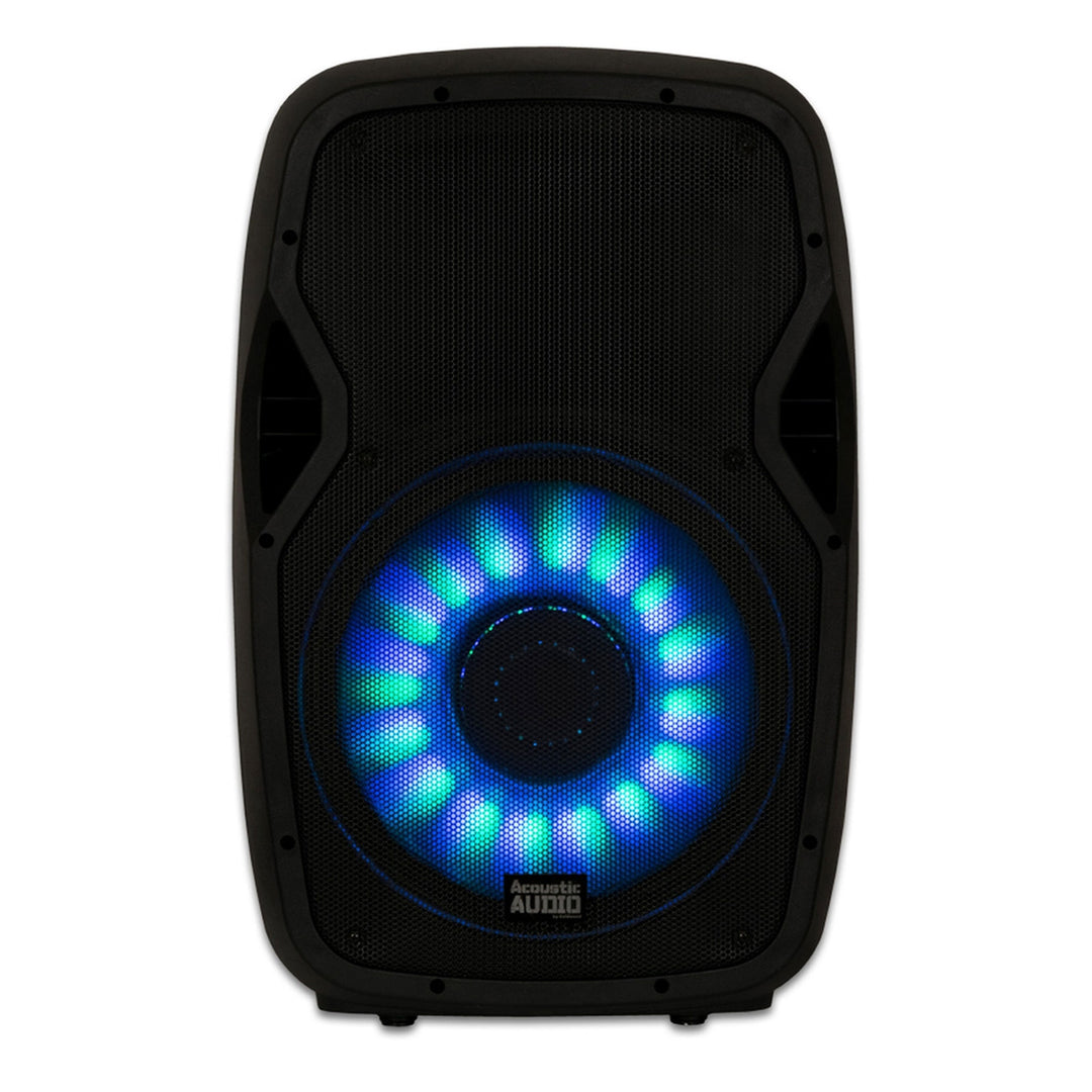 Acoustic Audio by Goldwood 15in 1000W Bluetooth LED Speaker System (Open Box) - VMInnovations
