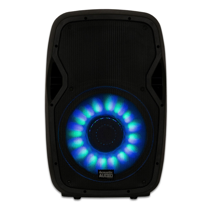 Acoustic Audio by Goldwood 15in 1000W Bluetooth LED Speaker System (Damaged) - VMInnovations