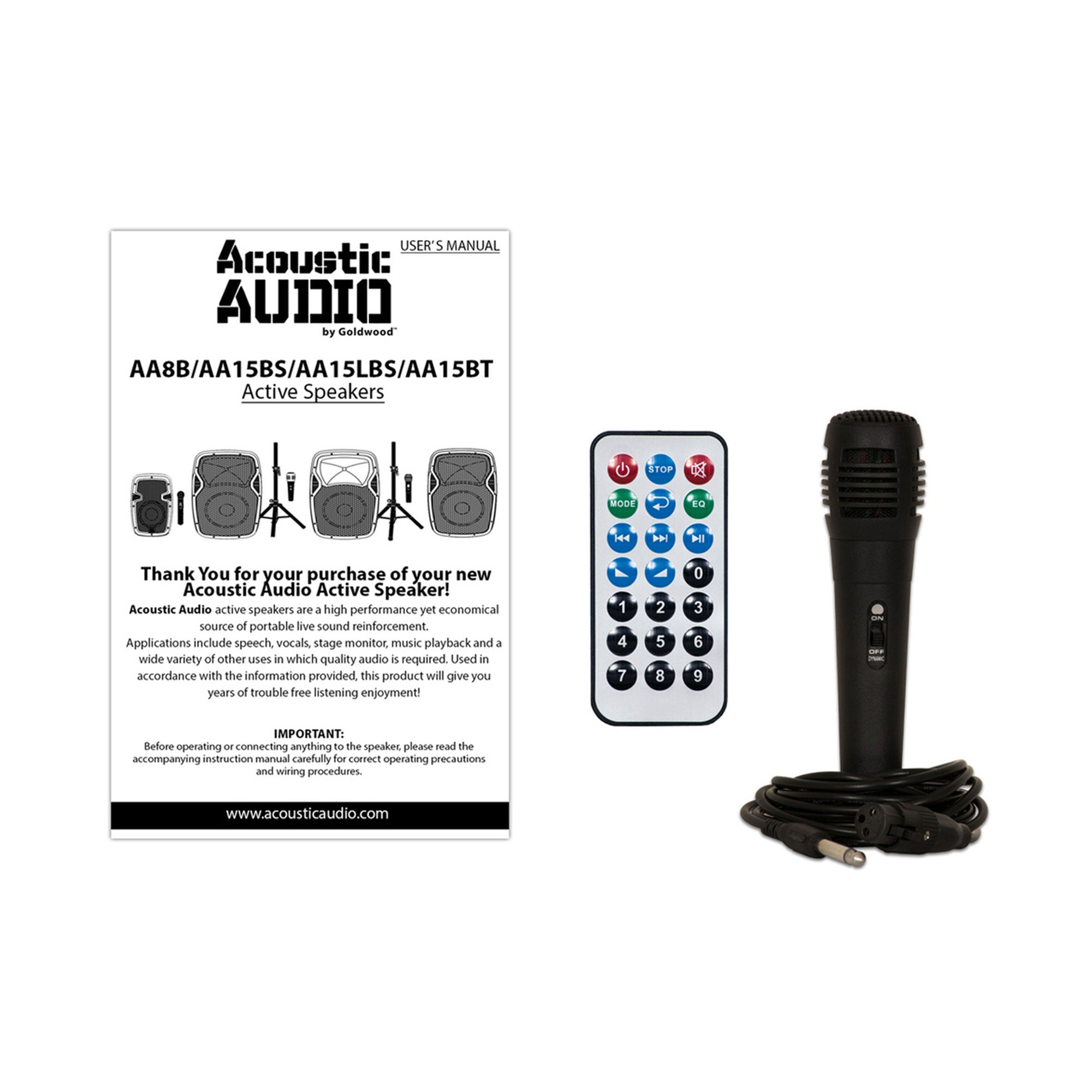 Acoustic Audio by Goldwood 15in 1000W Bluetooth LED Speaker System (Damaged) - VMInnovations