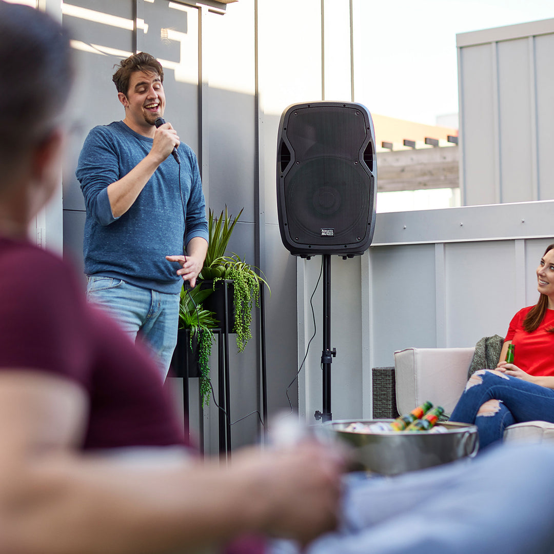 Acoustic Audio by Goldwood 15in 1000W Bluetooth LED Speaker System (For Parts) - VMInnovations