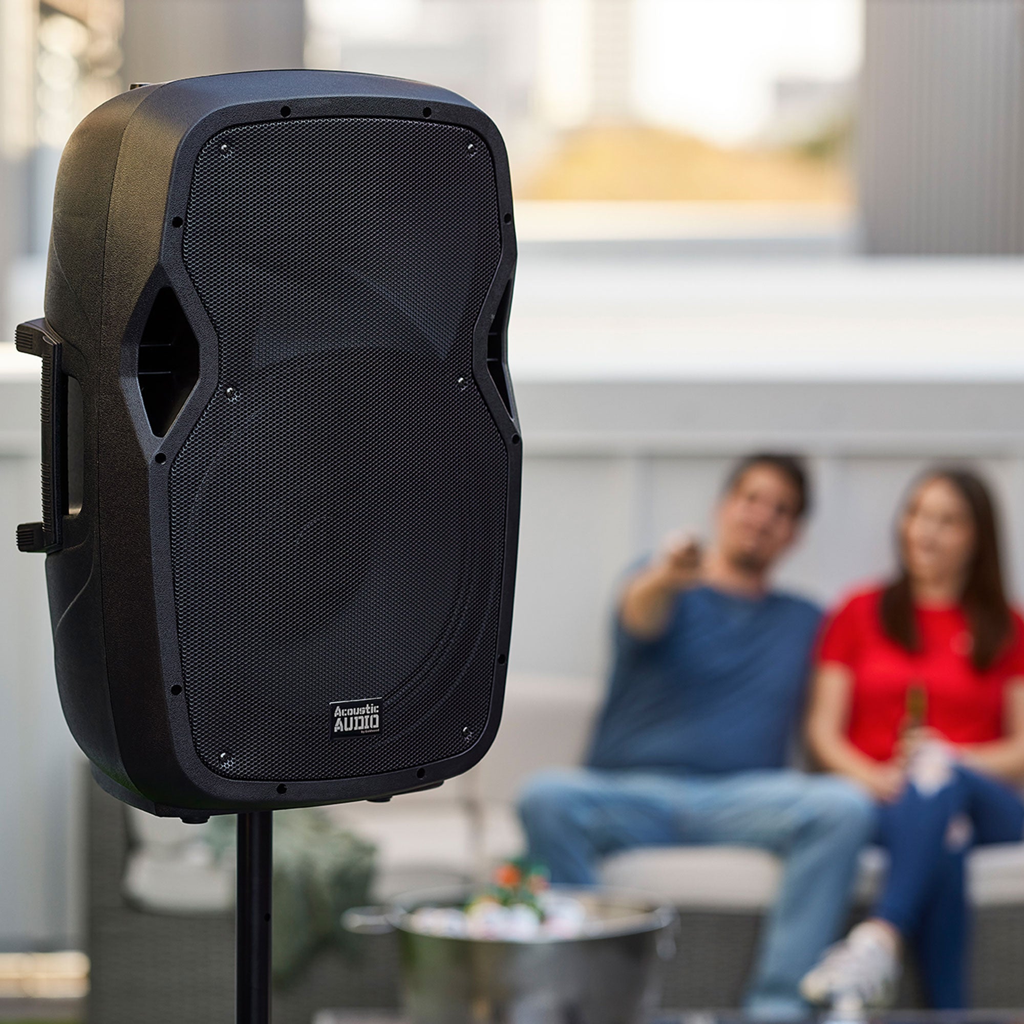 Acoustic Audio by Goldwood 15in 1000W Bluetooth LED Speaker System (Used) - VMInnovations