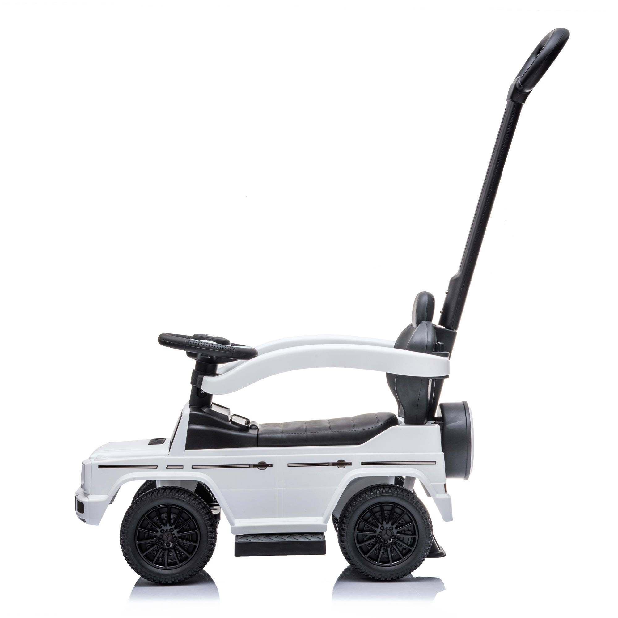 Best Ride On Cars Kids Outdoor Stroller Mercedes G-Wagon 3 in 1 Push Car, (Used) - VMInnovations