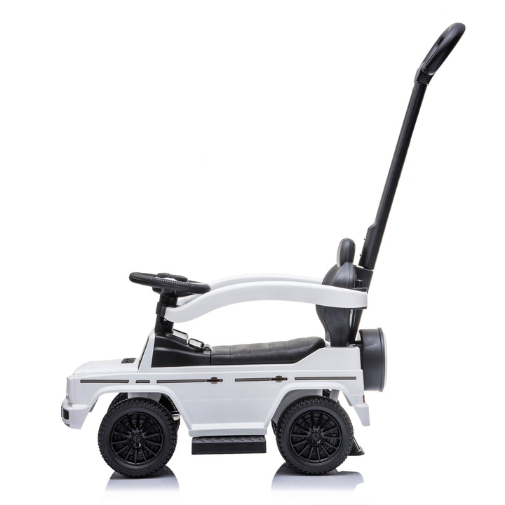 Best Ride On Cars Kids Stroller Mercedes G-Wagon 3 in 1 Push Car, White (Used)