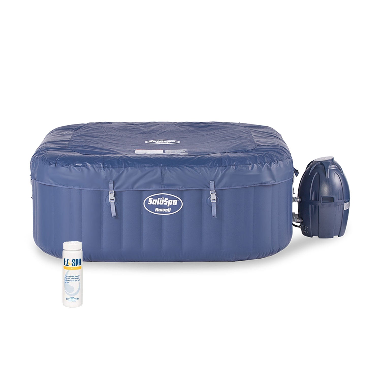 Bestway SaluSpa Hawaii AirJet 6 Person Inflatable Hot Tub w/ Balancing Chemicals