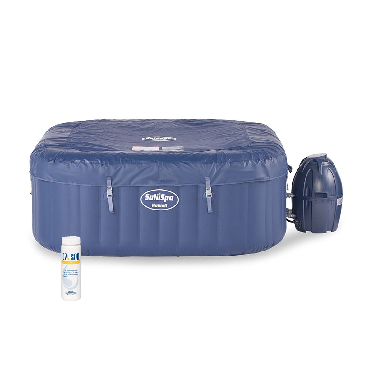 Bestway SaluSpa Hawaii AirJet 6 Person Inflatable Hot Tub w/ Balancing Chemicals