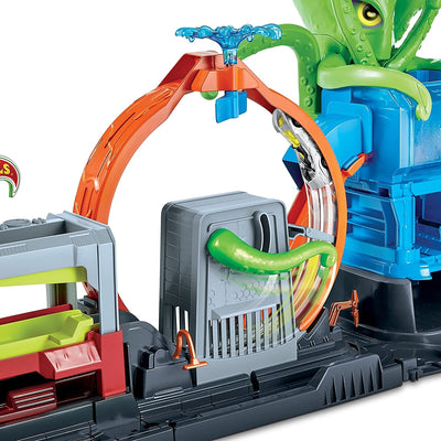 Hot Wheels City Ultimate Octo Car Wash Water Playset with Color Reveal Vehicle - VMInnovations