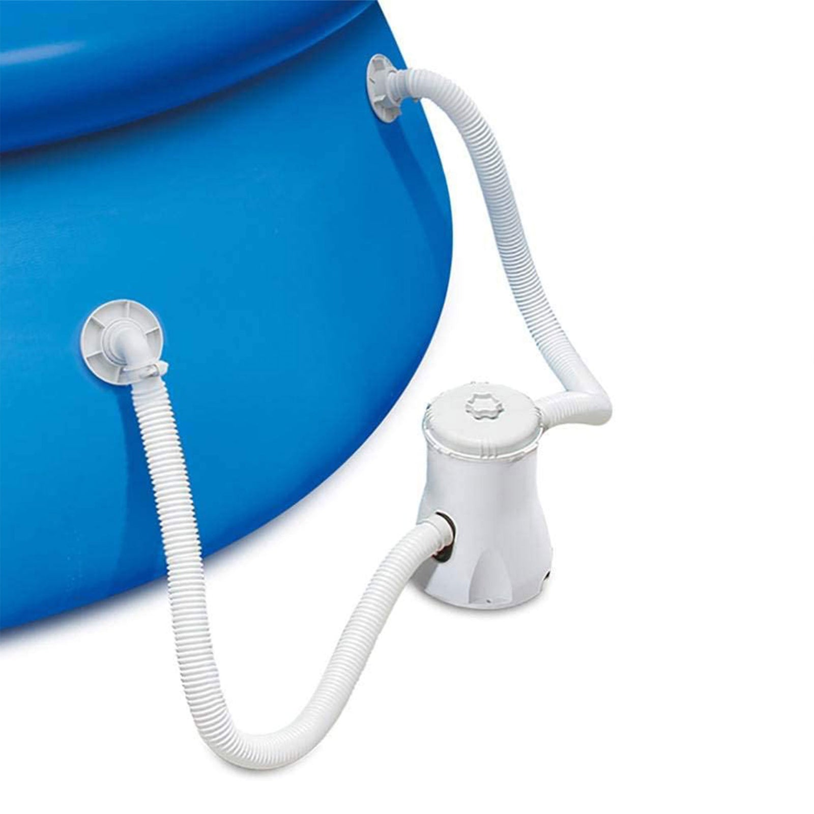 10 Feet by 30 Inch Above Ground Inflatable Swimming Pool w/ Pump (Open Box) - VMInnovations