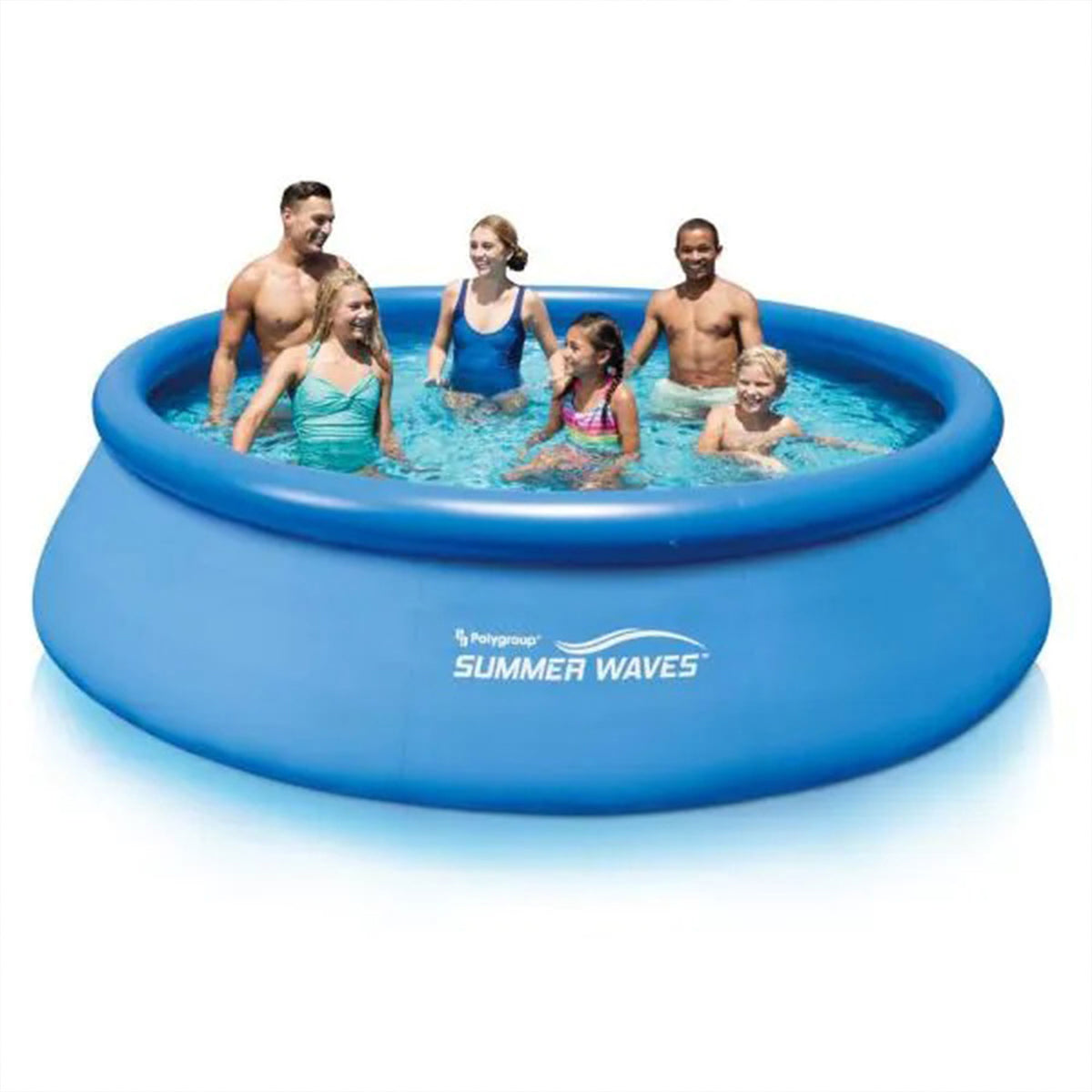 Summer Waves 12 Feet by 36 Inch Above Ground Inflatable Pool with Pump (Used) - VMInnovations