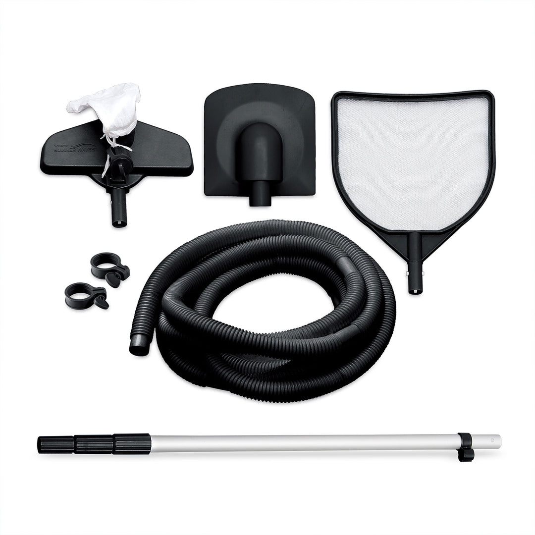 Summer Waves Elite 16ft x 48in Frame Swimming Pool Set with Pump (Used) - VMInnovations