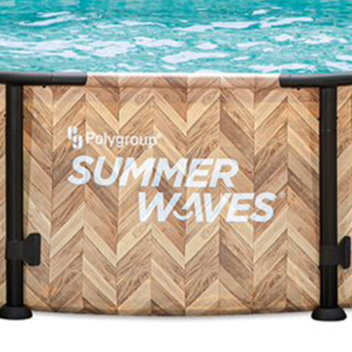 Summer Waves Elite 12' x 30" Round Above Ground Swimming Pool w/Pump (Used)