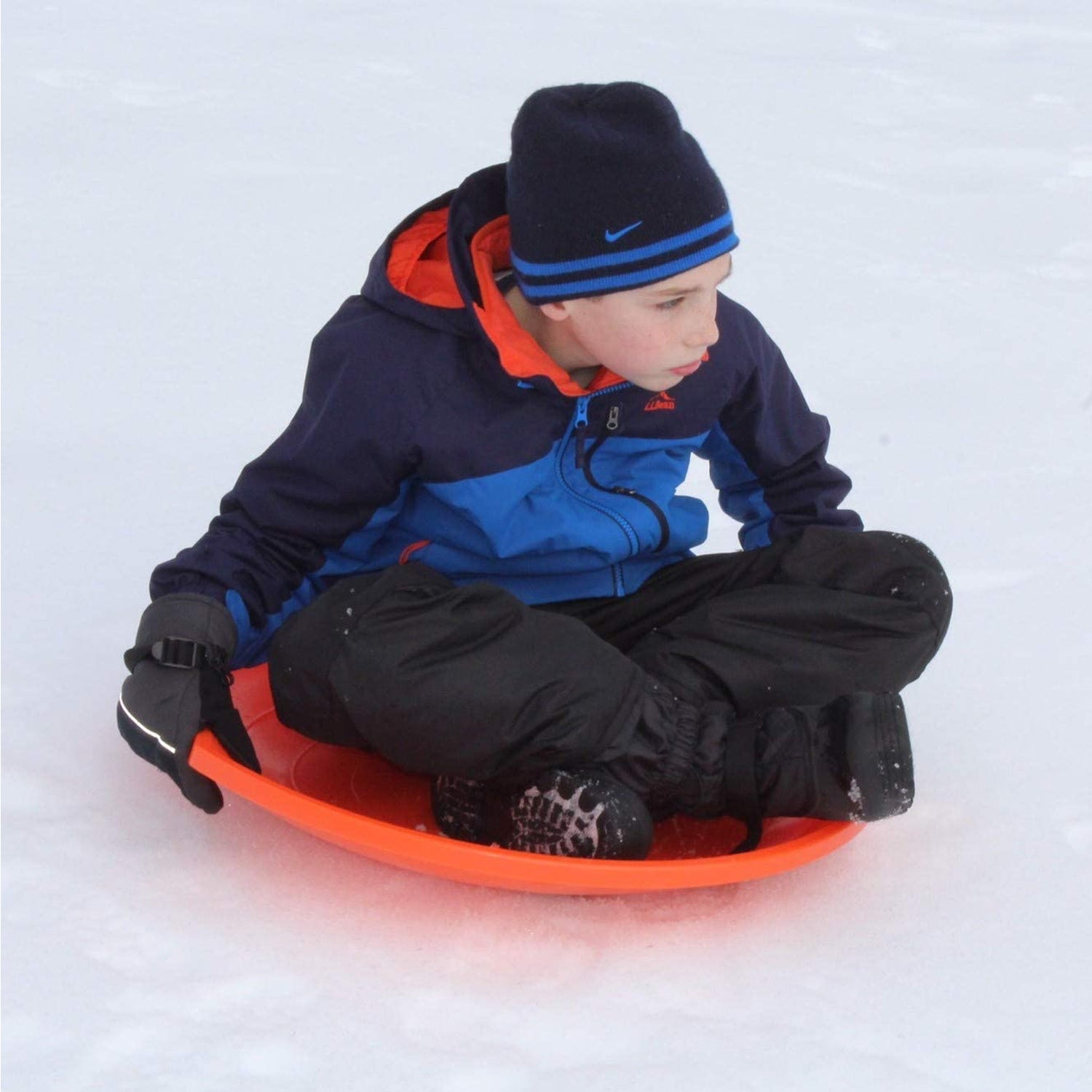 Flexible Flyer Flying Saucer 26" Snow Sled for Kids and Adults, Green (Open Box) - VMInnovations