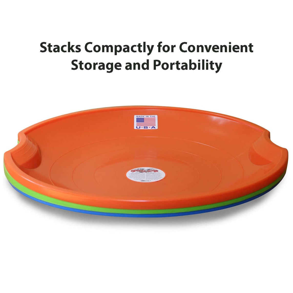 Paricon 626-O Flexible Flyer Flying Saucer Snow Sled, 26 Inch Diameter, Orange (Refurbished)
