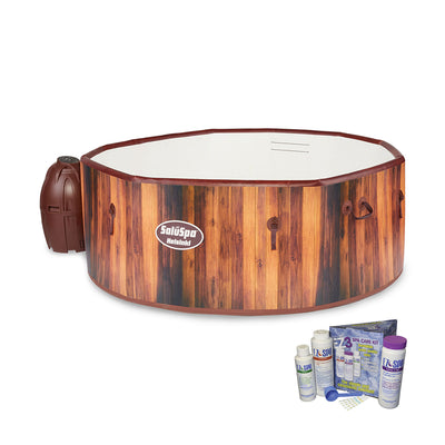 Bestway SaluSpa Helsinki 7 Person Inflatable Hot Tub with Chemical Testing Kit