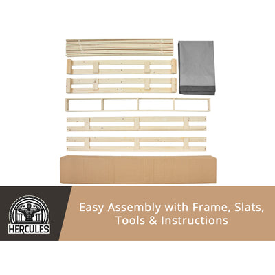 Hercules 8" High Profile Instant Foundation Box Spring Replacement, Queen (Used) - VMInnovations