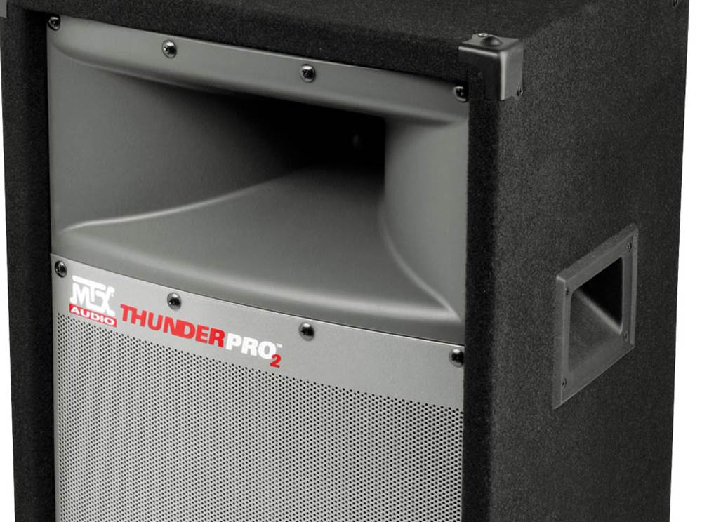 MTX TP1200 12" 300W 2-Way Cabient Tower DJ PA Speaker Audio System (Open Box) - VMInnovations