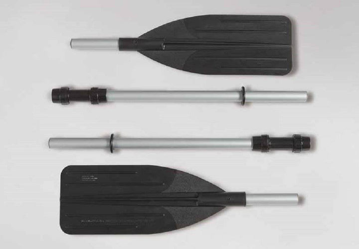 INTEX Seahawk 4 Inflatable Rafting/Fishing Boat Set (Open Box) - VMInnovations