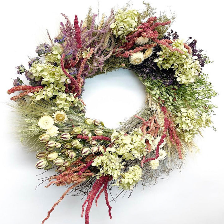 National Tree Company 22" Sloane Parker Seasonal Natural Floral Wreath (Used)