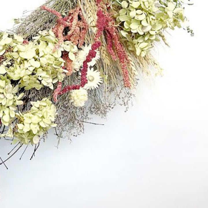 National Tree Company 22 Inch Sloane Parker Seasonal Natural Floral Wreath Decor