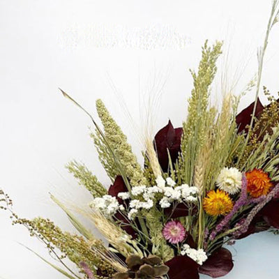 National Tree Company 22 Inch Katalina Rose Natural Floral Wreath Decor (Used) - VMInnovations