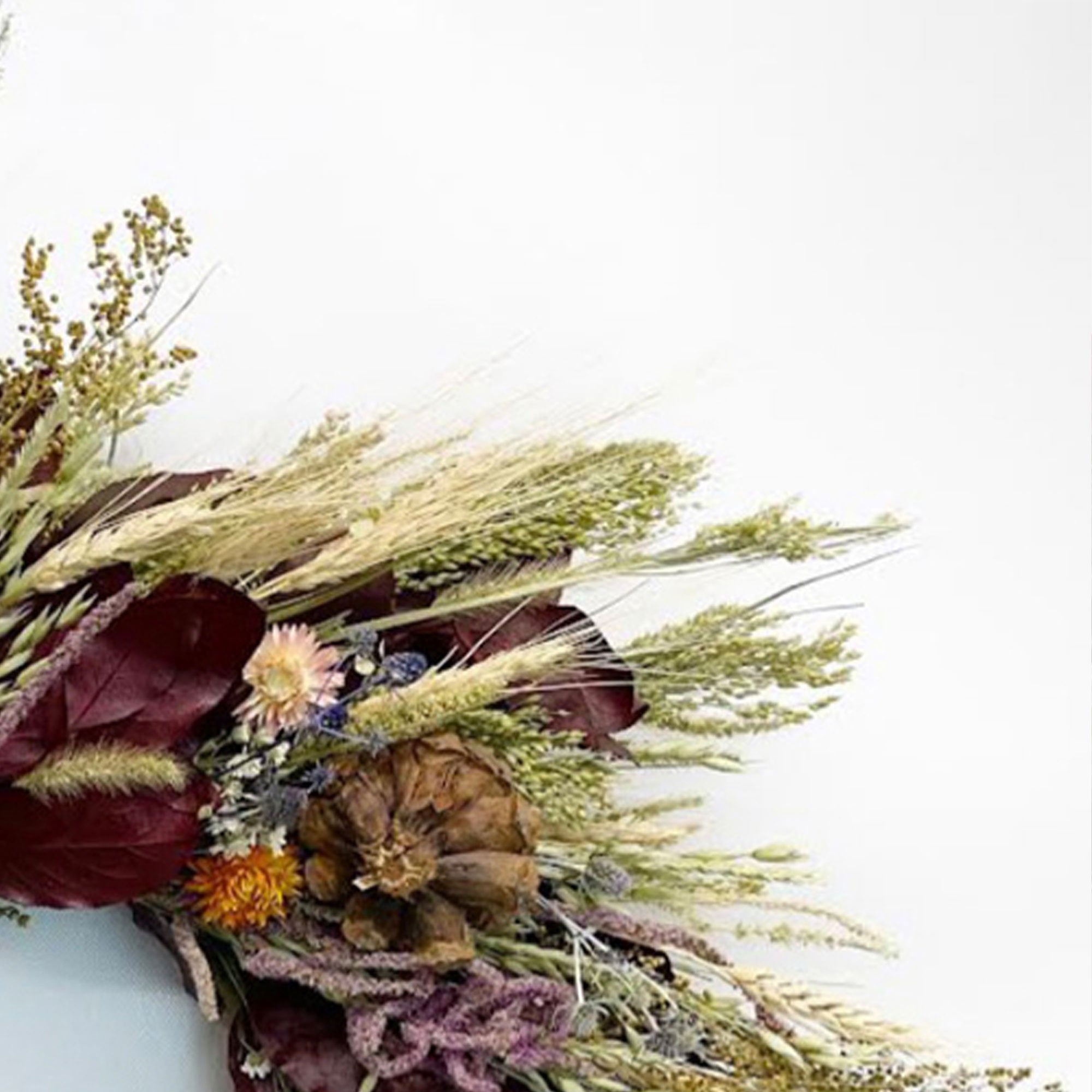 National Tree Company 22 Inch Katalina Rose Natural Floral Wreath Decor (Used) - VMInnovations