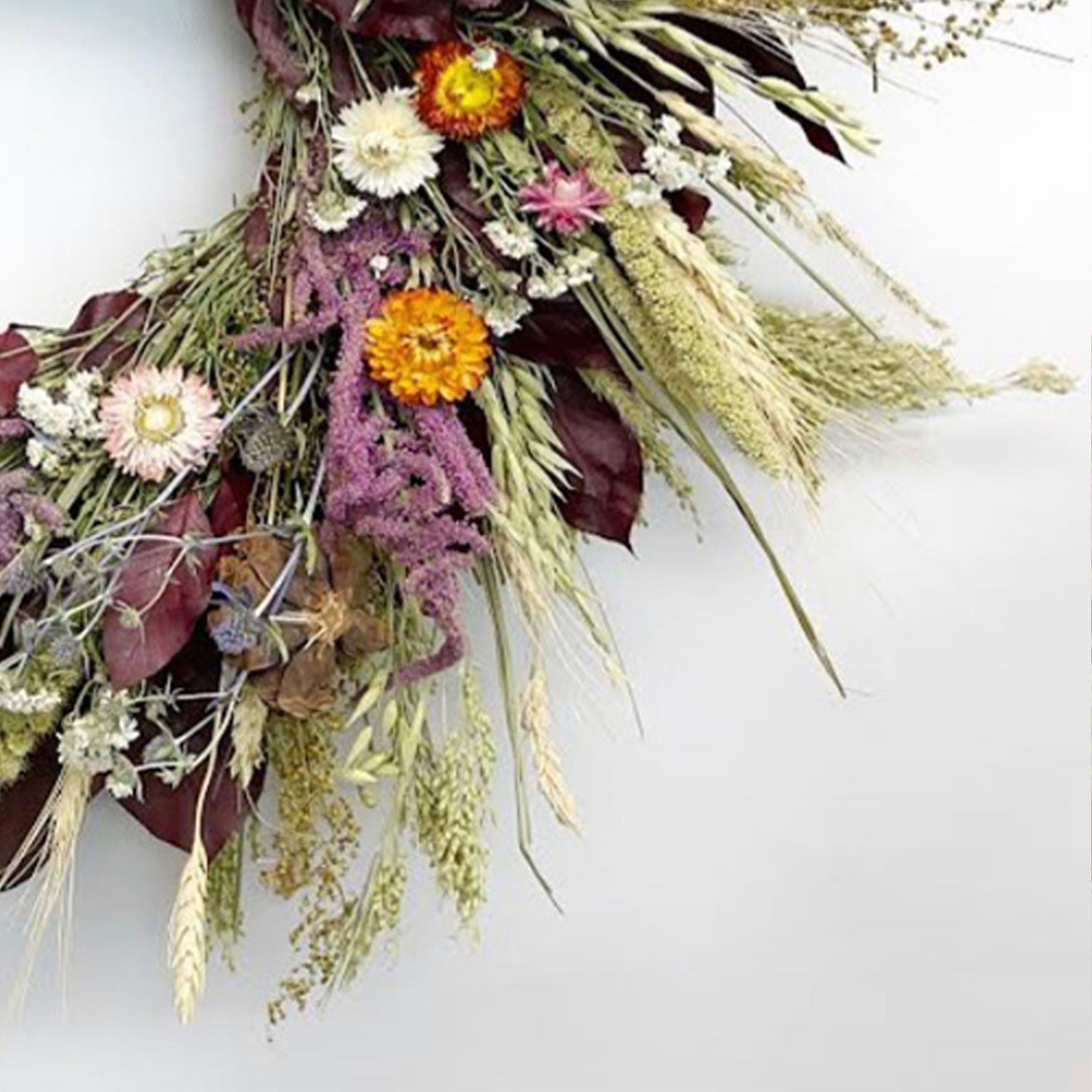 National Tree Company 22 Inch Katalina Rose Natural Floral Wreath Decor (Used) - VMInnovations