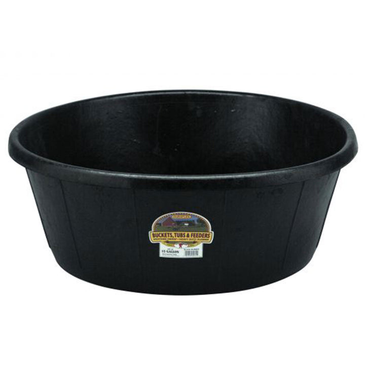 Little Giant Durable Weatherproof 15 Gal Rubber Tub Feeder Pan Bowl (Open Box)