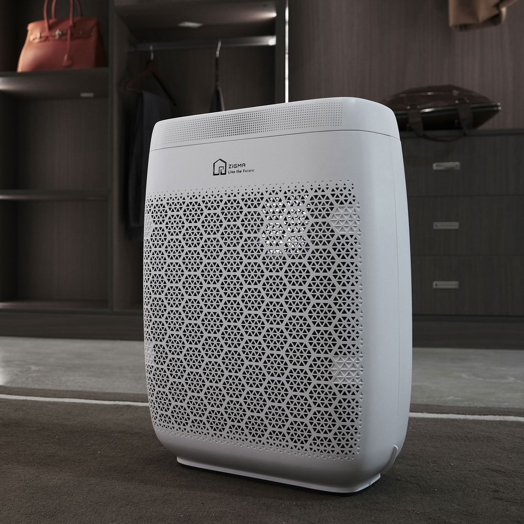 Zigma Aerio-300 1580 Sq Ft Automatic HEPA Air Purifier Machine w/ Carbon Filter