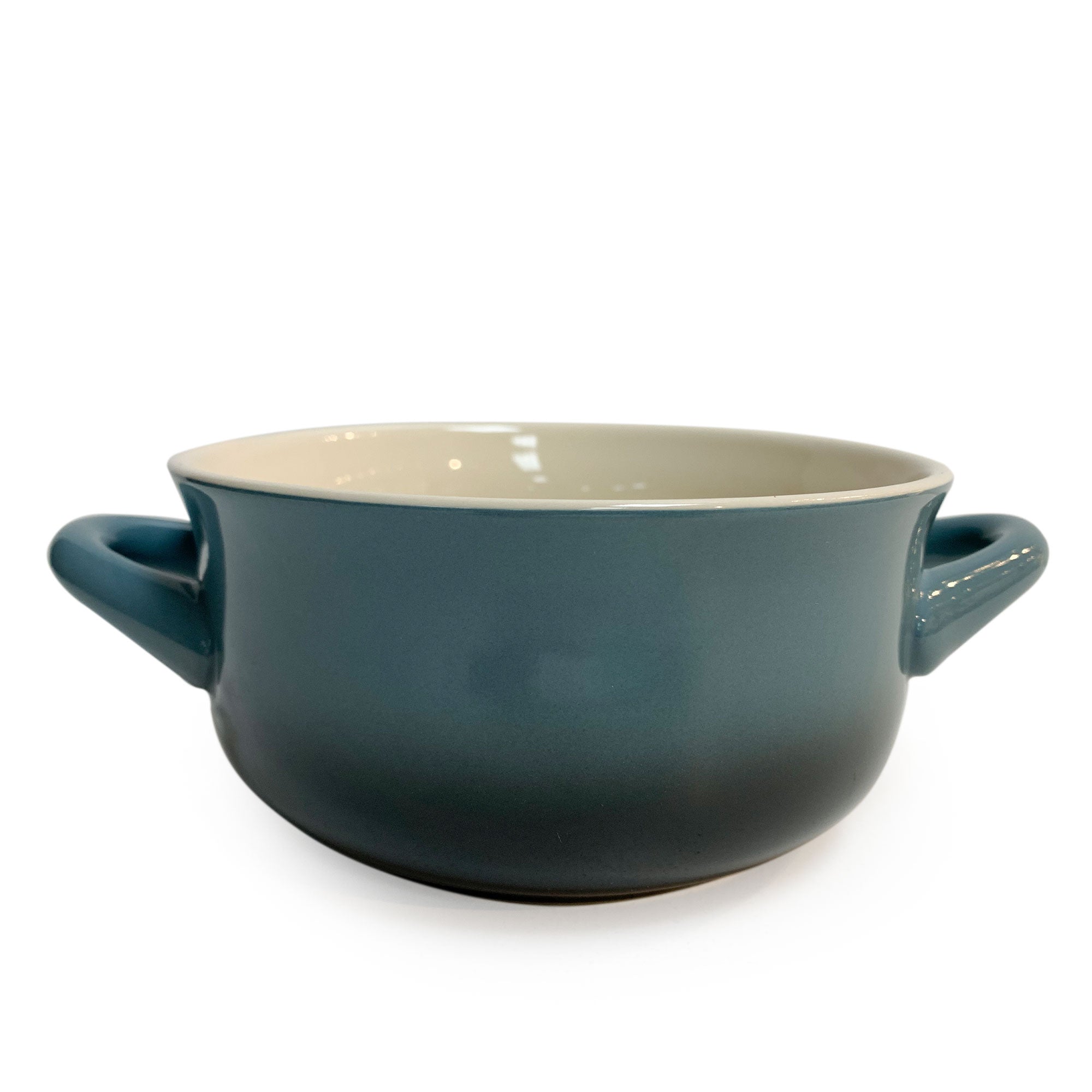 Crock-Pot 30oz Artisan Stoneware Soup Bowl w/ Handle, 2 Pack, Gray Gradient - VMInnovations