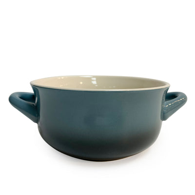 Crock-Pot 30oz Artisan Stoneware Soup Bowl w/ Handle, 2 Pack, Gray Gradient - VMInnovations