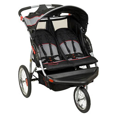 Baby Trend Expedition Swivel Double Jogger Baby Jogging Stroller (Open Box)