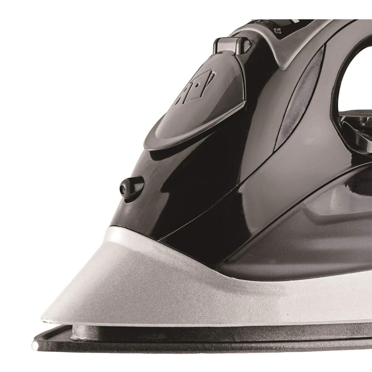 Brentwood 1200 W Laundry Clothes Steam Iron with Auto Shut Off, Black (Open Box)