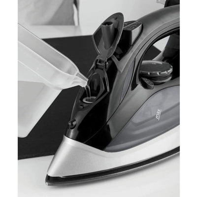 Brentwood 1200 W Laundry Clothes Steam Iron with Auto Shut Off, Black (Open Box)